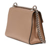 Secondhand Prada Metallic Saffiano Cuir Leather Monochrome Envelope Flap