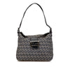 Fendi Zucchino Canvas Double Flap Shoulder Bag Secondhand