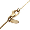 Chanel CC Gold Plated Round Pendant Necklace Secondhand