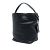 Burberry Medium Grained Calfskin and Mega Check Canvas Ashby Bucket Bag Secondhand