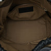 Burberry Medium Grained Calfskin and Mega Check Canvas Ashby Bucket Bag Secondhand