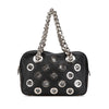 Prada Vitello Daino Grommet Chain Handbag Secondhand