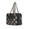 Prada Vitello Daino Grommet Chain Handbag Secondhand