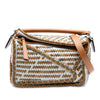 LOEWE Small Woven Calfskin Puzzle Satchel Secondhand