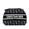 Dior Oblique Embroidered Velvet Cosmetic Pouch Secondhand