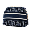 Dior Oblique Embroidered Velvet Cosmetic Pouch Secondhand