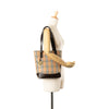 Burberry Haymarket Check Canvas Tote Secondhand
