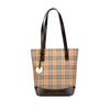 Burberry Haymarket Check Canvas Tote Secondhand
