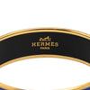 Hermès Wide Printed Enamel Bangle 65 Secondhand
