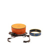 Hermès Wide Printed Enamel Bangle 65 Secondhand