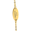 Louis Vuitton Gold Plated Nanogram Pendant Necklace Secondhand