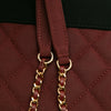 Chanel Small Bicolor Quilted Grosgrain Satin Small Mademoiselle Double Flap Secondhand