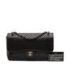 Chanel Medium Classic Microquilted Lambskin Single Flap Secondhand