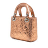 Dior Mini Metallic Calfskin Cannage Lady Dior Secondhand