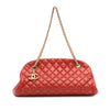 Chanel Medium Lambskin Just Mademoiselle Bowling Bag Secondhand