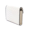 Saint Laurent Bicolor Grain De Poudre Chevron Classic Cassandre Chain Wallet Secondhand