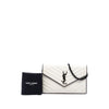 Saint Laurent Bicolor Grain De Poudre Chevron Classic Cassandre Chain Wallet Secondhand