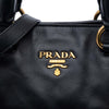 Prada Soft Calf Side Zip Open Convertible Tote Secondhand