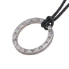Bvlgari Sterling Silver Bvlgari Bvlgari Key Ring Pendant Necklace Secondhand