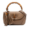 Gucci Medium Calfskin New Bamboo Top Handle Bag Secondhand