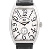 Franck Muller Tonneau Curvex 6850S6GG 445 SS AT Watch with White Dial Secondhand