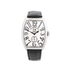 Franck Muller Tonneau Curvex 6850S6GG 445 SS AT Watch with White Dial Secondhand