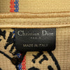 Dior Jute Union Embroidered Saddle Bag Secondhand