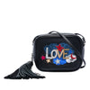 Saint Laurent Mini Embroidered Nappa Love Blogger Camera Bag Secondhand
