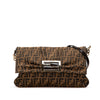 Fendi Zucca Canvas Mia Flap Crossbody Secondhand