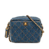 Chanel CC Quilted Denim Turnlock Camera Bag Secondhand