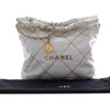 Chanel Small Quilted Shiny Calfskin Chain 22 Handbag Secondhand