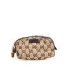 Gucci GG Canvas Bamboo Cosmetic Pouch Secondhand