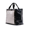 Chanel CC Quilted Cotton and PVC Punching Tote Secondhand