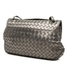 Bottega Veneta Metallic Nappa Intrecciato Flap Secondhand