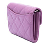 Chanel CC Quilted Lambskin Flap Card Holder on Chain Secondhand