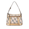 Burberry Nova Check Canvas Shoulder Bag Secondhand