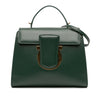 Ferragamo Leather Gancini Thalia Flap Top Handle Bag Secondhand