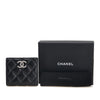 Chanel CC Quilted Lambskin Compact Bifold Wallet Secondhand