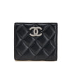 Chanel CC Quilted Lambskin Compact Bifold Wallet Secondhand
