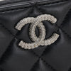 Chanel CC Quilted Lambskin Compact Bifold Wallet Secondhand