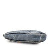 Dior Mini Canvas Printed Denim Speedway Saddle Pochette Secondhand