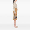 Dior Mini Canvas Printed Denim Speedway Saddle Pochette Secondhand