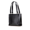 Chanel CC Chocolate Bar Lambskin Tote Secondhand