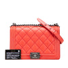Chanel Medium Quilted Calfskin Wild Stitch Boy Flap Secondhand