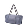 Secondhand Bottega Veneta Canvas Intrecciato Buckle Flap Handbag