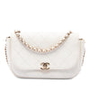 Chanel CC Quilted Goatskin Casual Trip Flap Secondhand
