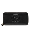 Gucci Grained Calfskin Soho Zip Around Wallet Secondhand