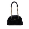 Chanel Coco Neigh Large Quilted Shearling Bowling Bag Secondhand