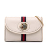 Secondhand Gucci Small Leather Rajah Web Chain Satchel