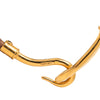 Hermès Calfskin and Gold Plated Jumbo hook Bracelet Secondhand
